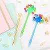 imageToyvian 3pcs Stress Ball Ballpoint Pens Funny Pens Fidget Pens Silly Pens Novelty Pens Crazy Pen Soft Rubber Pens Fun Pens Bulk for Cartoon Ballpoint Stationery
