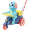imageToyvian Plastic Baby Push Toy Toddler Pull Toy with Handle Basket Pull Along Toy Music Puppy Push and Pull Walking Toy Baby Walk Behind Push Toy for Infant Learning Walker 196 Inch