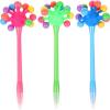imageToyvian 3pcs Stress Ball Ballpoint Pens Funny Pens Fidget Pens Silly Pens Novelty Pens Crazy Pen Soft Rubber Pens Fun Pens Bulk for Cartoon Ballpoint Stationery