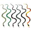 imageToyvian 6pcs Realistic Snake Prank Toy Multicolor Fake Snake Figurine Decor Tricky Lifelike Snake Prop for Halloween Prank and Prop Party Favors Decorations 97 Inch