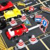 imageToyvian 1 Set Street Signs Playset for Kids Mini Traffic Signs Toy Plastic Cones Toyset Mini Traffic Light and Traffic Sign Models Traffic Signal Stoplights Safety Education Toy