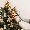 image12pcs Musical Instrument Christmas Ornaments Xmas Tree Hanging Decorations Golden Silver Violin Trumpet Hanging Tree Decor Musical Instrument Model Tree Ornament