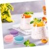 image9pcs Cake Model Desk top Decor para Cupcakes Mini Cake Macaroon Fake Cake Food Model Realistic French Dessert Clay Fake Macaron Photography Props Fake Dessert Protein42X42X22CMx2pcs
