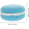 image9pcs Cake Model Desk top Decor para Cupcakes Mini Cake Macaroon Fake Cake Food Model Realistic French Dessert Clay Fake Macaron Photography Props Fake Dessert Protein42X42X22CM