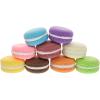 image9pcs Cake Model Desk top Decor para Cupcakes Mini Cake Macaroon Fake Cake Food Model Realistic French Dessert Clay Fake Macaron Photography Props Fake Dessert Protein42X42X22CMx2pcs