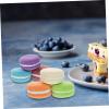 image9pcs Cake Model Desk top Decor para Cupcakes Mini Cake Macaroon Fake Cake Food Model Realistic French Dessert Clay Fake Macaron Photography Props Fake Dessert Protein42X42X22CMx2pcs