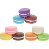 image9pcs Cake Model Desk top Decor para Cupcakes Mini Cake Macaroon Fake Cake Food Model Realistic French Dessert Clay Fake Macaron Photography Props Fake Dessert Protein42X42X22CMx2pcs