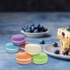 image9pcs Cake Model Desk top Decor para Cupcakes Mini Cake Macaroon Fake Cake Food Model Realistic French Dessert Clay Fake Macaron Photography Props Fake Dessert Protein42X42X22CM