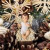 imageBaby Jesus Figure Mini Little Jesus Figures Religious Holy Child Ornament Plastic Catholic Holy Family Statue Mini Nativity Crafts Home Decor for Desk6X4X4CM