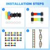 imageDNA Model Double Helix Structure Model DNA Display Component Biological Science Popularization Teaching for Science Teaching Display