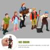imageFarmer People Figurines Figure Miniature People Farmer Model Farm Mini People Figurines Farm Farm Figure Model Set Miniature Figurines Miniature Figures 5 Figure