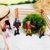 imageFarmer People Figurines Figure Miniature People Farmer Model Farm Mini People Figurines Farm Farm Figure Model Set Miniature Figurines Miniature Figures 5 Figure