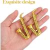 imageMini Saxophone Model Miniature Sax Model Musical Collection Decorative Ornaments Model 9