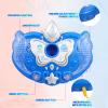 imageMusical Toys Karaoke Machine for Kids with Adjustable Stand and MicrophonesMusic Sing Microphone Toy with Flashing Stage LightsBlueWithout BatteryBlue