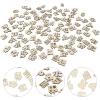 imageToyvian 100pcs Wood Craft Shapes House Shaped Unfinished Wood Embellishment Cutout Veneers for DIY Craft Project Home Ornaments