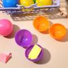 imageToyvian 25 Pcs Raffle Balls Plastic Hollow Balls for Vote Box Colored Party Game Balls Entertainment Balls for Table Game 4cm Random Color