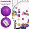 imageToyvian 25 Pcs Raffle Balls Plastic Hollow Balls for Vote Box Colored Party Game Balls Entertainment Balls for Table Game 4cm Random Color