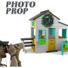 imageToyvian 4pcs Dollhouse Ornaments Mini Houses Micro Toys Christmas Tree Ornaments Mini Wreaths with Lights Decorative Wreath 1 12 Scale Christmas Wreath Christmas Wreath with Light Plastic