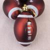 imageToyvian 6pcs Christmas Football Ornaments Christmas Tree Ball Decorations for Football Sports Theme Christmas Holiday Party Decorations