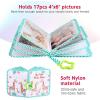 imageToyvian Baby Photo Album First Year Baby Photo Book Soft Cloth Book of Photos Baby Album Holds for Memory Album Baby ShowerGreen