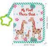 imageToyvian Baby Photo Album First Year Baby Photo Book Soft Cloth Book of Photos Baby Album Holds for Memory Album Baby ShowerGreen