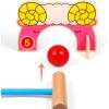 imageToyvian Children Croquet Set with Croquet Wood Mallets Classic Family Game for LawnBackyardPark and More