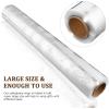 imageToyvian Clear Cellophane Wrap Roll Width 339 Inches Length 984 Feet 3 Mil Thicken Christmas Snowflake Cellophane Roll Crystal Wrappings for Hampers Baskets Flower Florist Wrap