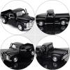 imageToyvian Metal Classic Cars Model Die Cast Old Pickup Truck Figurine Alloy Vintage Collectible Toy Car Mini Car Photo Prop for Home Desk Cabinet Bookshelf Black