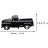 imageToyvian Metal Classic Cars Model Die Cast Old Pickup Truck Figurine Alloy Vintage Collectible Toy Car Mini Car Photo Prop for Home Desk Cabinet Bookshelf Black