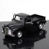 imageToyvian Metal Classic Cars Model Die Cast Old Pickup Truck Figurine Alloy Vintage Collectible Toy Car Mini Car Photo Prop for Home Desk Cabinet Bookshelf Black