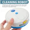 imageToyvian Mini Cleaning Robot Toy Robot Vacuum Cleaner for Kids Cleaning Toy Pretend Play Kit Pretend Play Appliance Toy Set Housekeeping Accessories Lovely Cleaning Robot