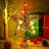 imageToyvian Star Christmas Tree Topper Lighted 10 Xmas Tree Topper 3D Glitter Gold Star Christmas Decorations for Christmas Tree Holiday Party Ornament GoldAs Shown