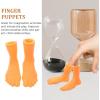 imageToyvian Toddler Toys Little Feet Fingers 6 Pairs Finger Feet Set Puppet Tiny Small Mini Puppets Leftampamp Right for Show Plastic Halloween Hand Prop Accessories Baby Toys