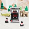 imageToyvian Toys Gas Station Model Toy 1 Set of DIY Station Building Model DIY Bus Gas Station Model Gas Station Mini Roadblocks Recognition Toy Decor