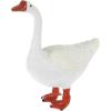 imageMini Goose Statue Animal Sculpture Micro Yard Farm Goose Resin Figurine for Dollhouse Fairy Garden Patio Decor Cake Topper Home Decoration for Desk WhiteWhite