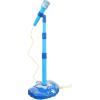 imageMusical Toys Karaoke Machine for Kids with Adjustable Stand and MicrophonesMusic Sing Microphone Toy with Flashing Stage LightsBlueWithout BatteryBlue