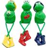 imageToyvian 3Pcs Frog Figurines Shelf Sitter Resin Frog Statue Ornament Collectibles Animal Figurines for Gifts Fireplace Bookshelf Car Dashboard Decoration