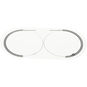 imageToyvian Drum Pad and Sticks Percussion Accessories Drum Strengthen Pad Bass Drum Pedal Sticker Double Bass Pedal Drum Kit Drum Pads Drum Skin Protectors Drum Heads Roller Patch 420 ClothWhite
