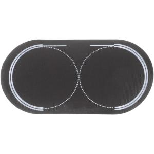 imageToyvian Drum Pad and Sticks Percussion Accessories Drum Strengthen Pad Bass Drum Pedal Sticker Double Bass Pedal Drum Kit Drum Pads Drum Skin Protectors Drum Heads Roller Patch 420 ClothBlack