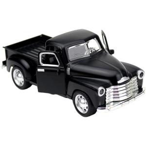 imageToyvian Metal Classic Cars Model Die Cast Old Pickup Truck Figurine Alloy Vintage Collectible Toy Car Mini Car Photo Prop for Home Desk Cabinet Bookshelf Black