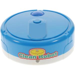 imageToyvian Mini Cleaning Robot Toy Robot Vacuum Cleaner for Kids Cleaning Toy Pretend Play Kit Pretend Play Appliance Toy Set Housekeeping Accessories Lovely Cleaning Robot