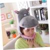 imageRealistic Hippo Hat Plush Adjustable Funny Hippopotamus Headwear for Cosplay Costume Parties Dressup Play and Photo Props