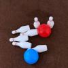 imageToyvian 2 Sets Miniature Bowling Set Mini Bowling Game Bowling Pins Ball Toys Dollhouse Furniture Accessories for Kids and Adults Sports Party Favors