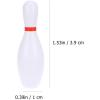 imageToyvian 2 Sets Miniature Bowling Set Mini Bowling Game Bowling Pins Ball Toys Dollhouse Furniture Accessories for Kids and Adults Sports Party Favors