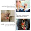imageToyvian 36pcs Key Chain Russian Doll Keychains Dolls Girls Russian Stacking Toys Miniature Babushka Doll Mobile Phone Charm Pendant Cute Keychain Toy for Kids Wooden Key Ring Ska Car Child