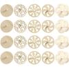 imageToyvian 40 Piece Wooden Spinning Tops Fidget Crafts Party Favors for Kids 48  Unfinished Wood DIY Gyroscope Bulk Kids Toys