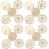imageToyvian 40 Piece Wooden Spinning Tops Fidget Crafts Party Favors for Kids 48  Unfinished Wood DIY Gyroscope Bulk Kids Toys