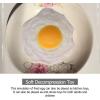 imageToyvian 4Pcs Fried Eggs Vent Toys  Simulation Squeezing Toys Prank Props for Children