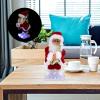 imageToyvian Christmas Electric Santa Claus Doll Twerking Santa Claus Walking Circle Singing Dancing Santa Claus Musical Doll Santa Claus Dancing Playing Saxophone Music