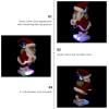 imageToyvian Christmas Electric Santa Claus Doll Twerking Santa Claus Walking Circle Singing Dancing Santa Claus Musical Doll Santa Claus Dancing Playing Saxophone Music